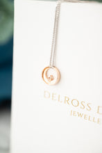 Load image into Gallery viewer, 18ct Rose & White Gold Argyle Pink 0.05ct Diamond Necklace