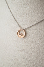 Load image into Gallery viewer, 18ct Rose & White Gold Argyle Pink 0.05ct Diamond Necklace