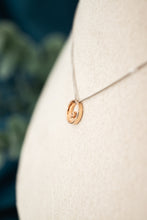 Load image into Gallery viewer, 18ct Rose & White Gold Argyle Pink 0.05ct Diamond Necklace
