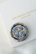 Load image into Gallery viewer, Sterling Silver Vintage Hand-Carved Celtic Brooch, Delross Design Jeweller, Brisbane Jeweller, Chermside Jeweller, Custom Jewellery
