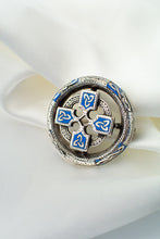 Load image into Gallery viewer, Sterling Silver Vintage Hand-Carved Celtic Brooch, Delross Design Jeweller, Brisbane Jeweller, Chermside Jeweller, Custom Jewellery