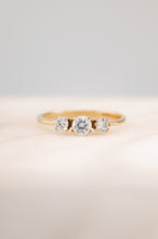 Load image into Gallery viewer, 9ct Gold Cubic Zirconia Trilogy Ring, Delross Design Jewellers, Brisbane Jewellers, Custom Brisbane Jewellers, Brisbane Jewellery Repairs, Chermside West Jewellers