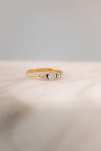 Load image into Gallery viewer, 9ct Gold Cubic Zirconia Trilogy Ring, Delross Design Jewellers, Brisbane Jewellers, Custom Brisbane Jewellers, Brisbane Jewellery Repairs, Chermside West Jewellers