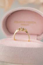Load image into Gallery viewer, 9ct Gold Cubic Zirconia Trilogy Ring, Delross Design Jewellers, Brisbane Jewellers, Custom Brisbane Jewellers, Brisbane Jewellery Repairs, Chermside West Jewellers