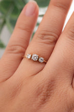 Load image into Gallery viewer, 9ct Gold Cubic Zirconia Trilogy Ring, Delross Design Jewellers, Brisbane Jewellers, Custom Brisbane Jewellers, Brisbane Jewellery Repairs, Chermside West Jewellers
