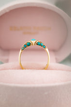 Load image into Gallery viewer, Antique Victorian Era 15ct Gold Turquoise Ring,  Delross Design Jewellers, Brisbane Jewellers, Custom Brisbane Jewellers, Brisbane Jewellery Repairs, Chermside West Jewellers