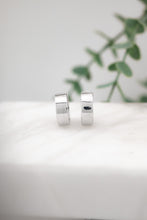 Load image into Gallery viewer, Vintage 9ct White Gold Diamond 0.72ct TDW Huggie Earrings, Delross Design Jewellers, Brisbane Jewellers, Custom Brisbane Jewellers, Brisbane Jewellery Repairs, Chermside West Jewellers