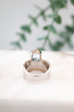 Load image into Gallery viewer, 925 Sterling Silver Topaz & White Sapphire Ring, Delross Design Jewellers, Brisbane Jewellers, Custom Brisbane Jewellers, Brisbane Jewellery Repairs, Chermside West Jewellers