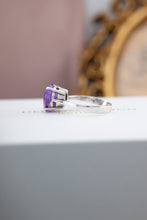 Load image into Gallery viewer, 925 Sterling Silver Purple Stone Ring,  Delross Design Jewellers, Brisbane Jewellers, Custom Brisbane Jewellers, Brisbane Jewellery Repairs, Chermside West Jewellers