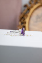 Load image into Gallery viewer, 925 Sterling Silver Purple Stone Ring,  Delross Design Jewellers, Brisbane Jewellers, Custom Brisbane Jewellers, Brisbane Jewellery Repairs, Chermside West Jewellers