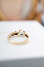 Load image into Gallery viewer, 9ct Gold Topaz & Diamond Ring,  Delross Design Jewellers, Brisbane Jewellers, Custom Brisbane Jewellers, Brisbane Jewellery Repairs, Chermside West Jewellers