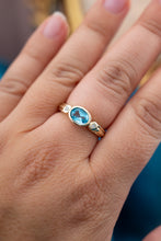 Load image into Gallery viewer, 9ct Gold Topaz & Diamond Ring,  Delross Design Jewellers, Brisbane Jewellers, Custom Brisbane Jewellers, Brisbane Jewellery Repairs, Chermside West Jewellers