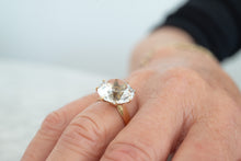 Load image into Gallery viewer, Vintage 9ct Paste Solitaire Ring