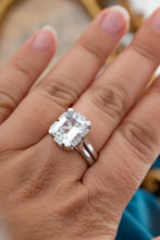 Load image into Gallery viewer, 9ct White Gold 4.30ct Aquamarine & Diamond Ring, Delross Design Jewellers, Brisbane Jewellers, Custom Brisbane Jewellers, Brisbane Jewellery Repairs, Chermside West Jewellers