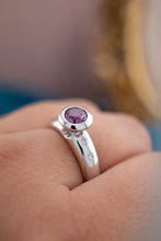 Load image into Gallery viewer, 18ct White Gold Pink Sapphire & Diamond 0.05ct TDW Ring, Delross Design Jewellers, Brisbane Jewellers, Custom Brisbane Jewellers, Brisbane Jewellery Repairs, Chermside West Jewellers