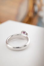 Load image into Gallery viewer, 18ct White Gold Pink Sapphire & Diamond 0.05ct TDW Ring, Delross Design Jewellers, Brisbane Jewellers, Custom Brisbane Jewellers, Brisbane Jewellery Repairs, Chermside West Jewellers