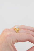 Load image into Gallery viewer, Vintage 18ct Gold Pearl & Diamond Ring