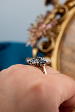 Load image into Gallery viewer, 9ct Yellow & White Gold Sapphire & Diamond 1.00ct TDW Ring,  Delross Design Jewellers, Brisbane Jewellers, Custom Brisbane Jewellers, Brisbane Jewellery Repairs, Chermside West Jewellers