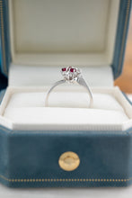 Load image into Gallery viewer, Vintage 14ct White Gold Ruby & Diamond Ring, Delross Design Jewellers, Brisbane Jewellers, Custom Brisbane Jewellers, Brisbane Jewellery Repairs, Chermside West Jewellers