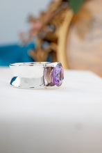 Load image into Gallery viewer, 925 Sterling Silver Amethyst Ring, Delross Design Jewellers, Brisbane Jewellers, Custom Brisbane Jewellers, Brisbane Jewellery Repairs, Chermside West Jewellers