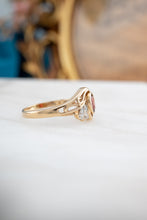 Load image into Gallery viewer, 9ct Gold Almandine Garnet & Diamond Ring, Delross Design Jewellers, Brisbane Jewellers, Custom Brisbane Jewellers, Brisbane Jewellery Repairs, Chermside West Jewellers