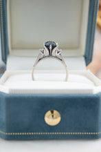 Load image into Gallery viewer, Vintage 18ct White Gold Sapphire & Diamond Ring, Delross Design Jewellers, Brisbane Jewellers, Custom Brisbane Jewellers, Brisbane Jewellery Repairs, Chermside West Jewellers