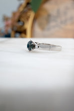 Load image into Gallery viewer, Vintage 18ct White Gold Sapphire & Diamond Ring, Delross Design Jewellers, Brisbane Jewellers, Custom Brisbane Jewellers, Brisbane Jewellery Repairs, Chermside West Jewellers