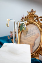 Load image into Gallery viewer, 9ct Gold Peridot & Diamond Stud Earrings,  Delross Design Jewellers, Brisbane Jewellers, Custom Brisbane Jewellers, Brisbane Jewellery Repairs, Chermside West Jewellers