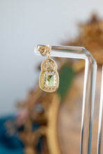 Load image into Gallery viewer, 9ct Gold Peridot & Diamond Stud Earrings,  Delross Design Jewellers, Brisbane Jewellers, Custom Brisbane Jewellers, Brisbane Jewellery Repairs, Chermside West Jewellers