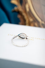 Load image into Gallery viewer, 925 Sterling Silver Moonstone & Tanzanite Ring, Delross Design Jewellers, Brisbane Jewellers, Custom Brisbane Jewellers, Brisbane Jewellery Repairs, Chermside West Jewellers
