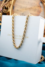 Load image into Gallery viewer, 9ct Yellow Gold Rope Chain, Delross Design Jewellers, Brisbane Jewellers, Custom Brisbane Jewellers, Brisbane Jewellery Repairs, Chermside West Jewellers
