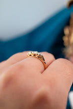 Load image into Gallery viewer, Antique 18ct Gold Diamond Ring, Delross Design Jewellers, Brisbane Jewellers, Custom Brisbane Jewellers, Brisbane Jewellery Repairs, Chermside West Jewellers
