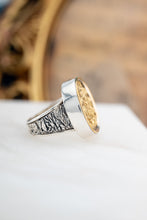 Load image into Gallery viewer, 925 Sterling Silver Antique Button Ring, Delross Design Jewellers, Brisbane Jewellers, Custom Brisbane Jewellers, Brisbane Jewellery Repairs, Chermside West Jewellers