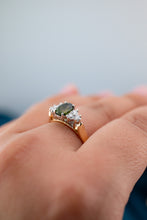 Load image into Gallery viewer, 9ct Gold 1.00ct Natural Sapphire & Diamond Ring, Delross Design Jewellers, Brisbane Jewellers, Custom Brisbane Jewellers, Brisbane Jewellery Repairs, Chermside West Jewellers