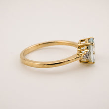 Load image into Gallery viewer, Delross Design Jeweller, Brisbane Jeweller, Chermside Jeweller, Custom Jewellery, 9ct Gold Aquamarine Ring