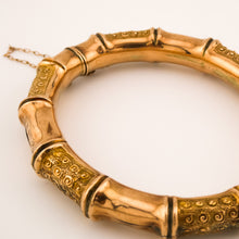 Load image into Gallery viewer, Delross Design Jeweller, Brisbane Jeweller, Chermside Jeweller, Custom Jewellery, 9ct Gold Bamboo Bracelet