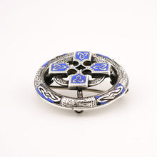 Load image into Gallery viewer, Sterling Silver Vintage Hand-Carved Celtic Brooch, Delross Design Jeweller, Brisbane Jeweller, Chermside Jeweller, Custom Jewellery
