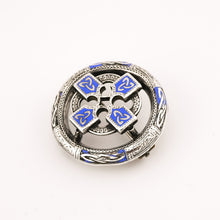 Load image into Gallery viewer, Sterling Silver Vintage Hand-Carved Celtic Brooch, Delross Design Jeweller, Brisbane Jeweller, Chermside Jeweller, Custom Jewellery