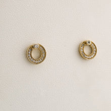 Load image into Gallery viewer, 9ct Gold Diamond Stud Earrings 0.17ct TDW