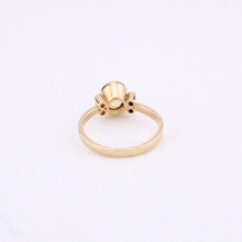 Load image into Gallery viewer, 9ct Gold Citrine & Diamond Gold Ring