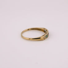 Load image into Gallery viewer,  9ct Yellow Gold "Dearest" Ring. Diamond, Emerald, Amethyst, Ruby, Sapphire, Topaz, Delross Design Jeweller, Brisbane Jeweller, Chermside Jeweller, Custom Jewellery