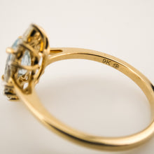 Load image into Gallery viewer, Delross Design Jeweller, Brisbane Jeweller, Chermside Jeweller, Custom Jewellery, 9ct Gold Aquamarine Ring