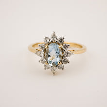 Load image into Gallery viewer, Delross Design Jeweller, Brisbane Jeweller, Chermside Jeweller, Custom Jewellery, 9ct Gold Aquamarine Ring