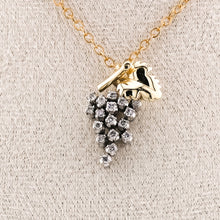 Load image into Gallery viewer, Handmade 18ct Gold Diamond Grapes Pendant, Delross Design Jeweller, Brisbane Jeweller, Chermside Jeweller, Custom Jewellery