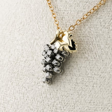 Load image into Gallery viewer, Handmade 18ct Gold Diamond Grapes Pendant, Delross Design Jeweller, Brisbane Jeweller, Chermside Jeweller, Custom Jewellery