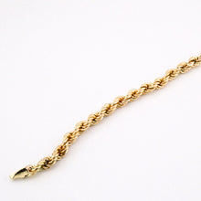 Load image into Gallery viewer, Delross Design Jeweller, Brisbane Jeweller, Chermside Jeweller, Custom Jewellery, 18ct Gold Rope Bracelet