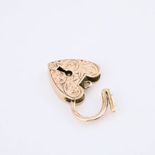 Load image into Gallery viewer, 9ct Rose Gold Padlock Clasp, Delross Design Jeweller, Brisbane Jeweller, Chermside Jeweller, Custom Jewellery