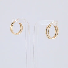 Load image into Gallery viewer,  9ct Gold Hoop Earrings, Delross Design Jeweller, Brisbane Jeweller