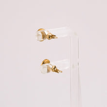Load image into Gallery viewer, 9ct Gold Natural Solid Boulder Opal Stud Earrings, Delross Design Jeweller, Brisbane Jeweller, Chermside Jeweller, Custom Jewellery