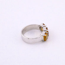 Load image into Gallery viewer, 925 Sterling Silver Citrine Ring